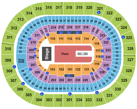 Moda Center Moda Center Seating Chart