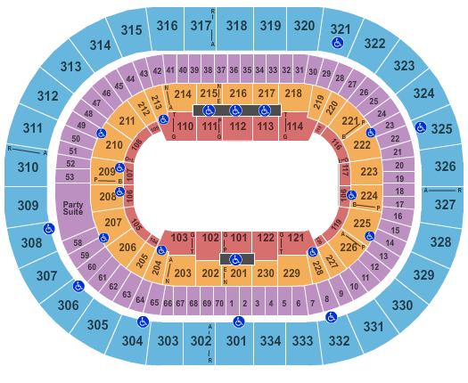 Moda Center Moda Center Seating Chart